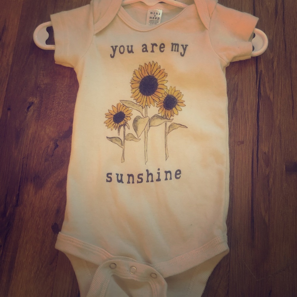 mini + meep onesie